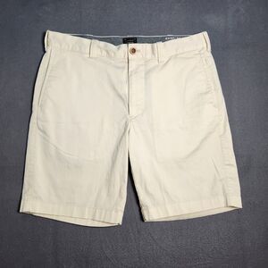 J. Crew Men 32 Cream 9" Inseam Chino Shorts